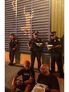 Men in Blue by Sandra Blazel