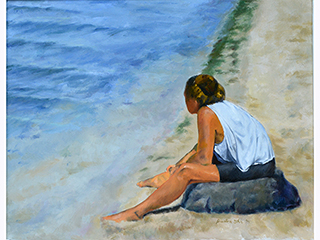 Girl on the Rock by Burton  Uhr