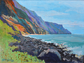 Napali Coast Vista by Warren Stenberg