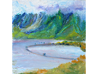 He'eia Fishpond by Dawn  Yoshimura