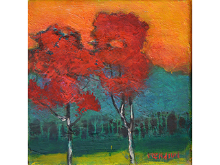 Red and Bluegreen by Anthony  Mendivil