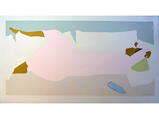 Woman in Repose by Pegge Hopper