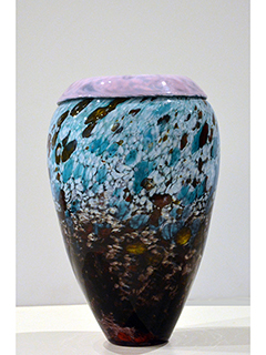 Lavender Agate Folded Rim by Rick Mills