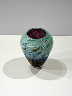 Violet Agate Closed Rim by Rick Mills