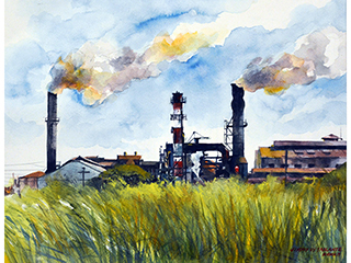Maui Sugar Cane Mill (1) by Jimmy Tablante