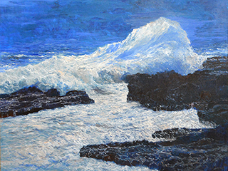 Makapu'u Series - 'A' by Hamilton Kobayashi (1951-2023)
