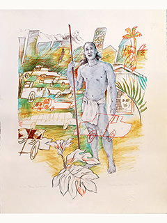 Blue Hawaiian by Maile Yawata