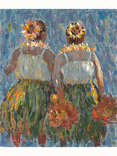 Hula (Green Skirt) by Victor  Gao