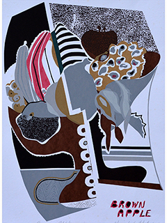 Brown Apple 4/6 by Winnifred Hudson (1905-1996)