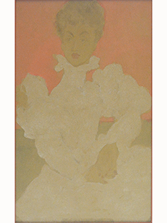 Seated Woman Facing Front by Madge  Tennent (1889-1972)