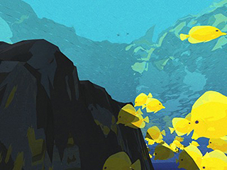 Yellow Tang Study by Stephen Yuen