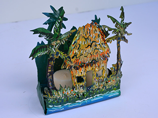 Grass Shack by Bernard  Moriaz