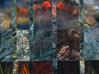 Red Moon Passing by Loreen Matsushima