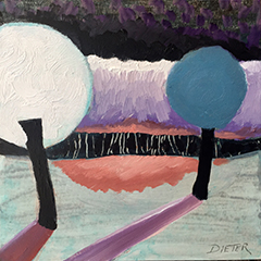 Turquoise Evening by Ellen Dieter