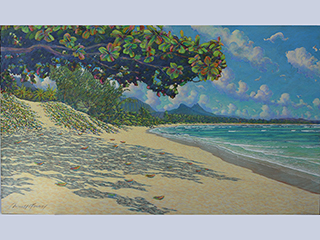 Waimanalo Light by Russell Lowrey