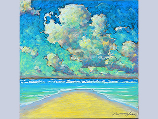 Sand Bar Seascape by Russell Lowrey