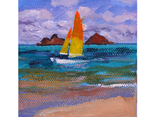 Lanikai Sail by Lynne Boyer