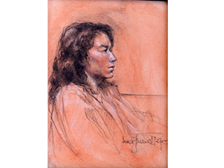Artist Sitting for Us by Anna J. Farawell-Goo
