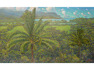 Overlook, Hanalei Bay by Russell Lowrey