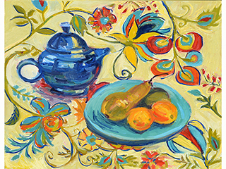 Yellow Still Life by Yvonne Manipon