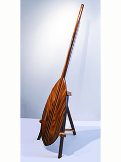 Large Canoe Steering Paddle with stand by Greg Kerner (View 2)