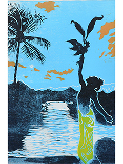 Celebrating Olena - Wahine 3/20 by Dieter Runge