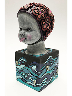 Deadly Cheekiness - Ocean Block by Flora Cruells Benzal