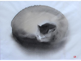 Untitled Cat #8 by Thuy Bui