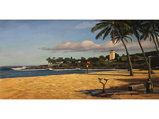 Waimea Bay Winter Day by Lynne Boyer