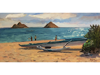 Lanikai Beachtime by Lynne Boyer