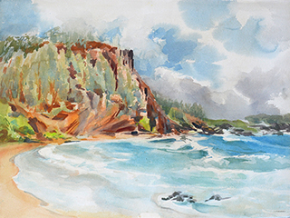 Makapu'u by Juanita Vitousek (1890-1988)