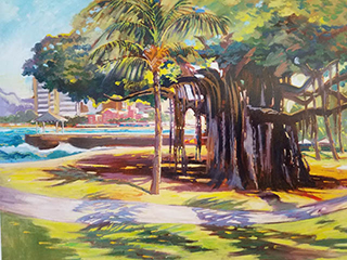 Queens Beach by Mark  Brown