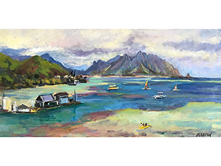 He'eia Bay View by Yvonne Manipon