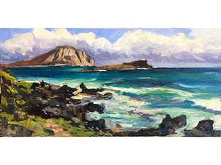 Makapu'u Before the Storm by Yvonne Manipon