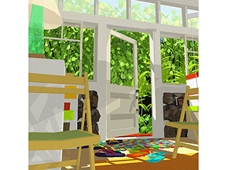 Koko Head Family Room Study no.136 by Stephen Yuen