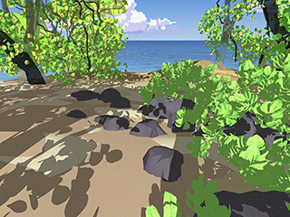 Nanakuli Landscape Study no.49 by Stephen Yuen