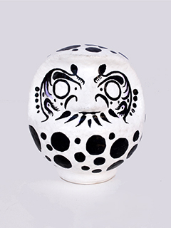 Daruma Homage to Yayoi #2 by Sandra Blazel
