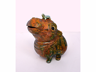 Lucky Hippo by Rochelle Lum
