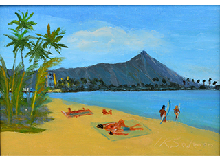 Ala Moana Beach Park by Ingrid Salmon