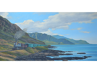 The Train by Gary  Reed (1948-2015)