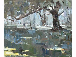 Cool in the Shade by Hiroshi Tagami (1928-2014)
