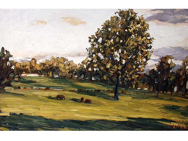 Cows in the Field, Waimea by Kelly Sueda