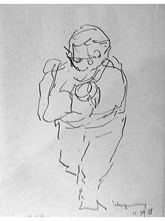 Male Figure by John Young (1909-1997)