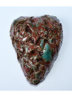 Pieced Broken Heart by Lynda Hess