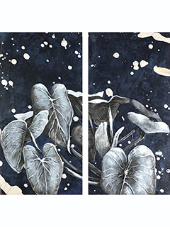 Blue Planet V & VI by Sandra Blazel
