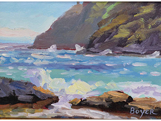Cute Little Makapu'u Painting by Lynne Boyer