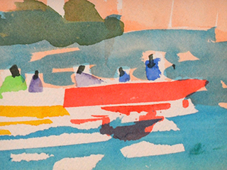 Postcard March 1 by Kit Cameron