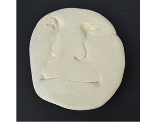 Smash Face Trivet #2 by Karen Lucas