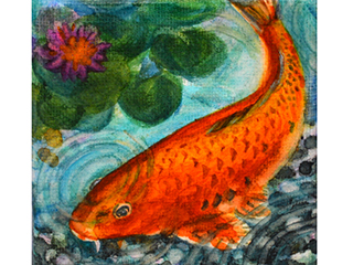 Koi Pond by JoAnna   Maney