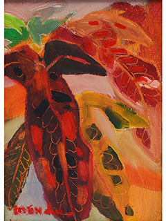 Red Crotons II by Anthony  Mendivil